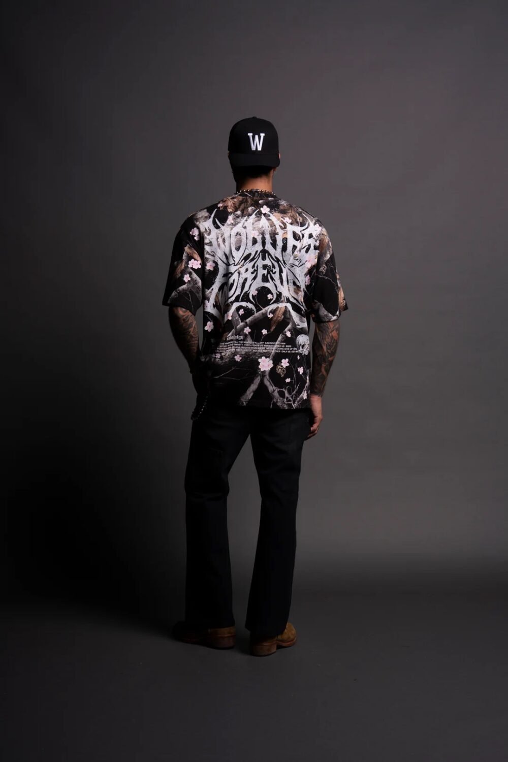 Metal Cherry Blossom Oversized Woodland Camo | DARCSPORT