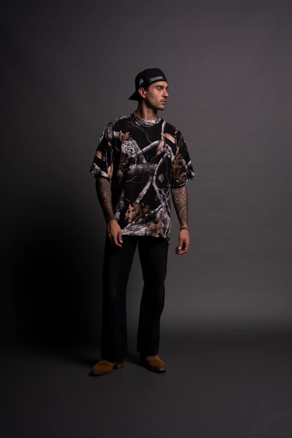 Metal Cherry Blossom Oversized Woodland Camo | DARCSPORT