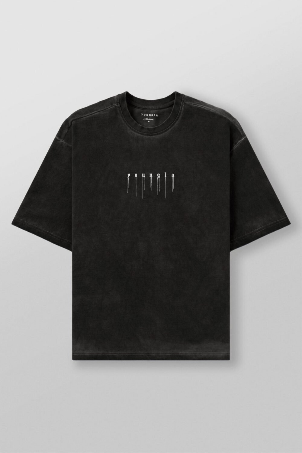 4124 - Dark Fade Tees Black | YOUNGLA