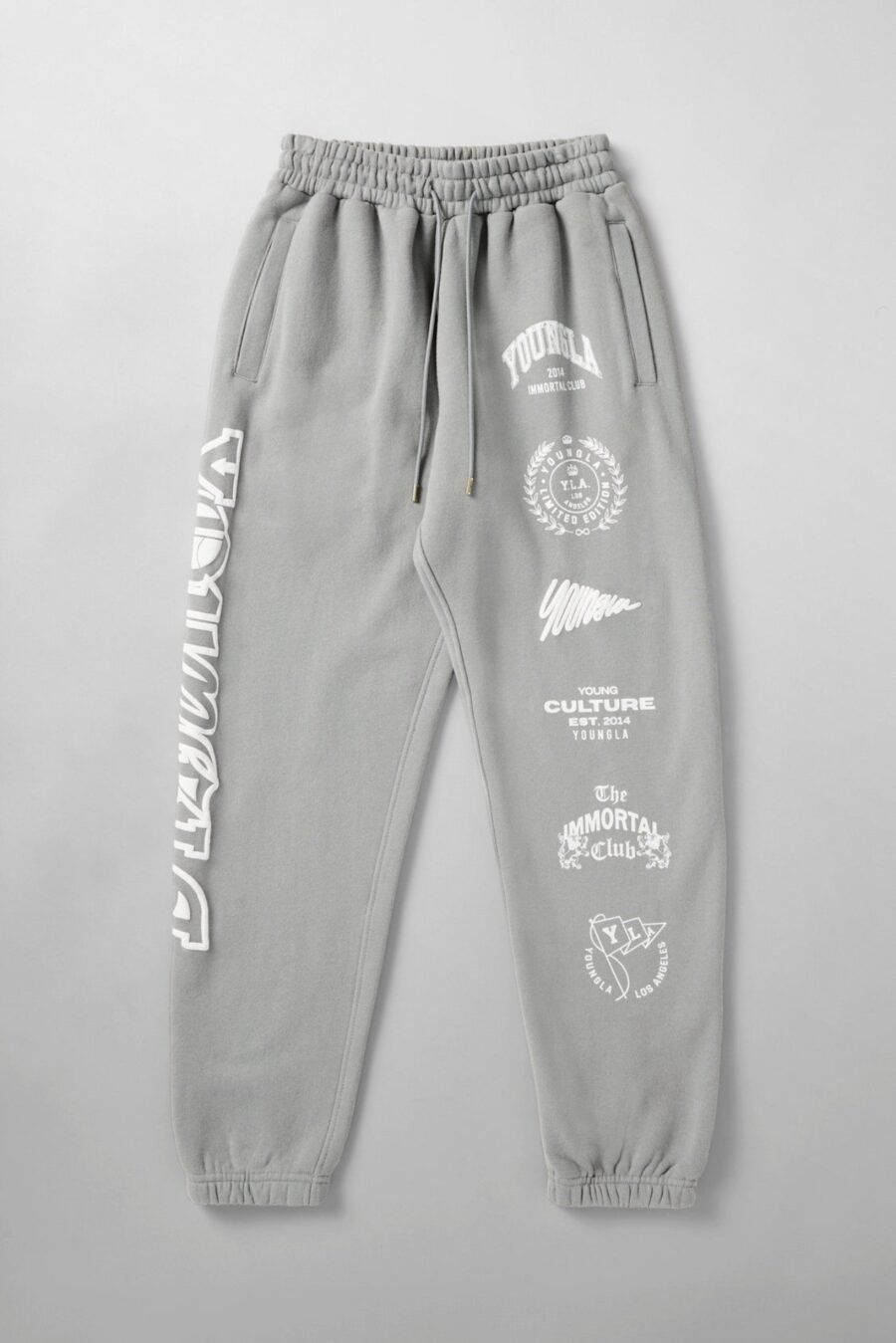 204 - Immortal Killer Joggers Grey | YOUNGLA
