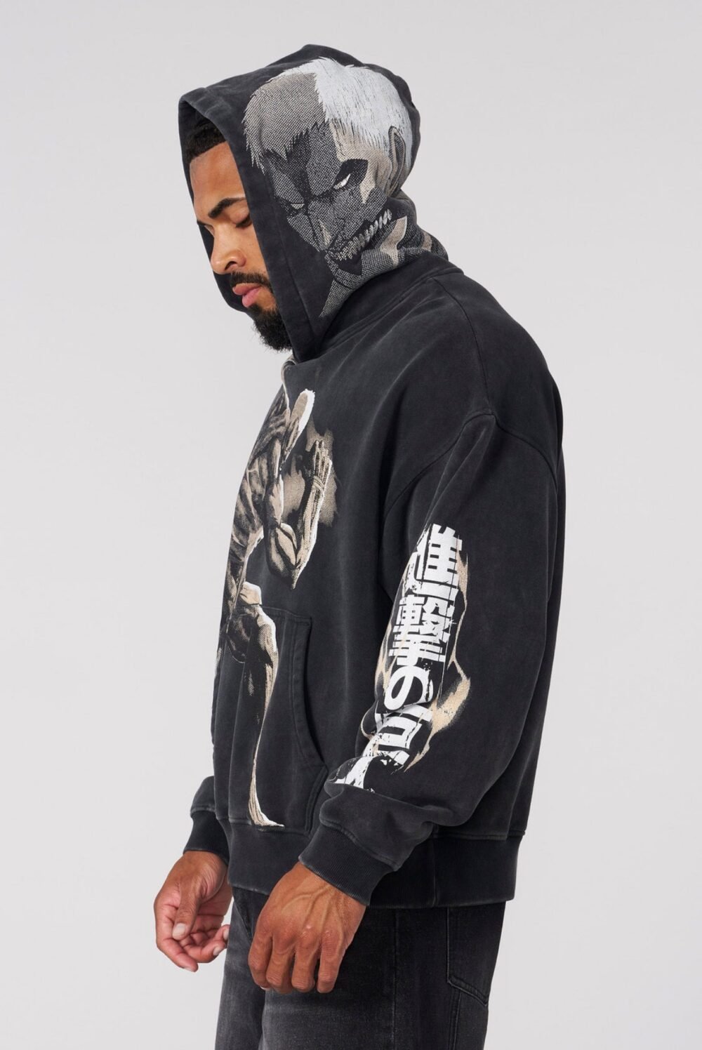 5129 - AOT x YLA Pullover Hoodies Armored Titan | YOUNGLA