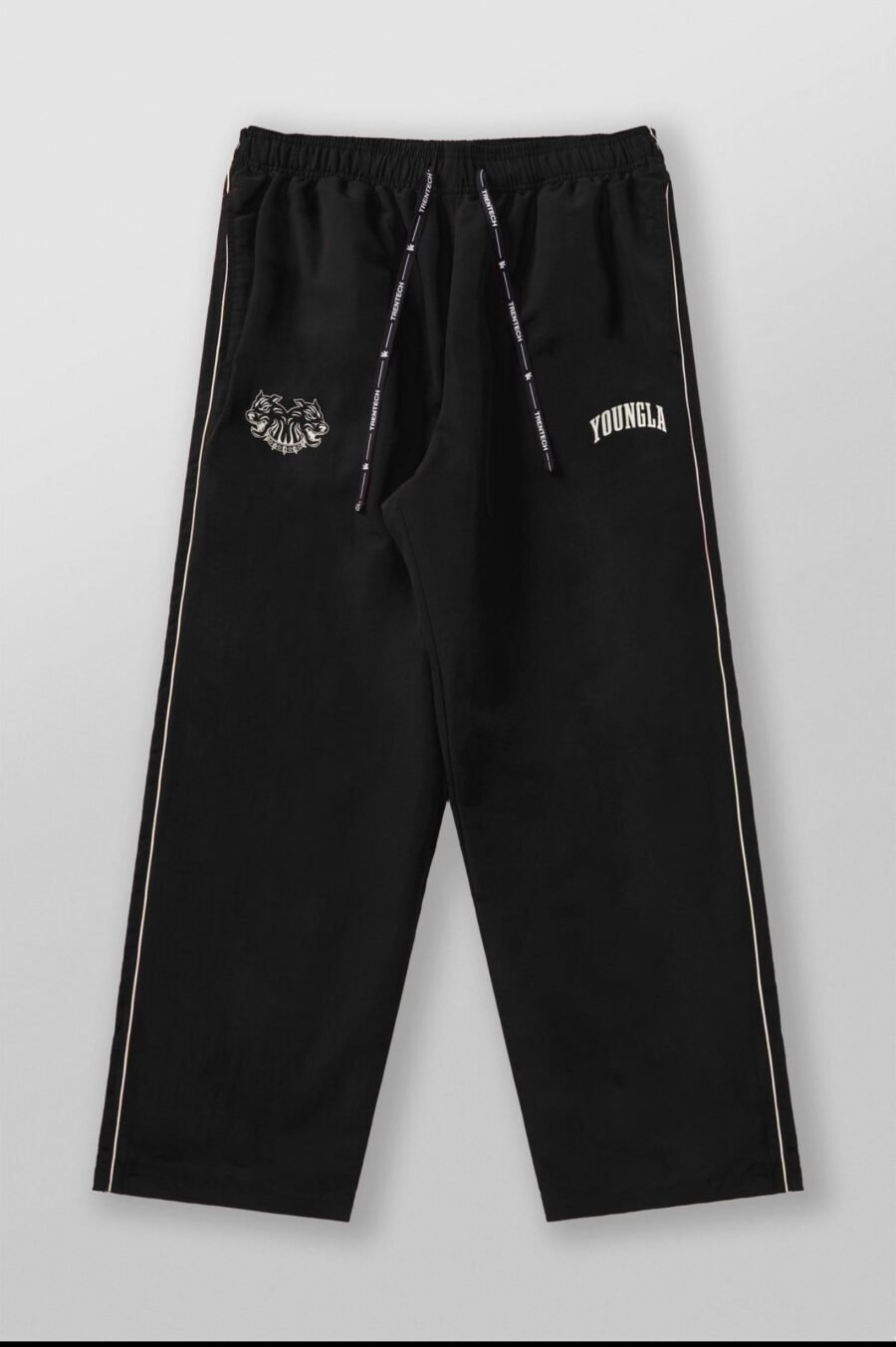 2095 - Tren Twins Hide Ur Legs Sweats Black YOUNGLA