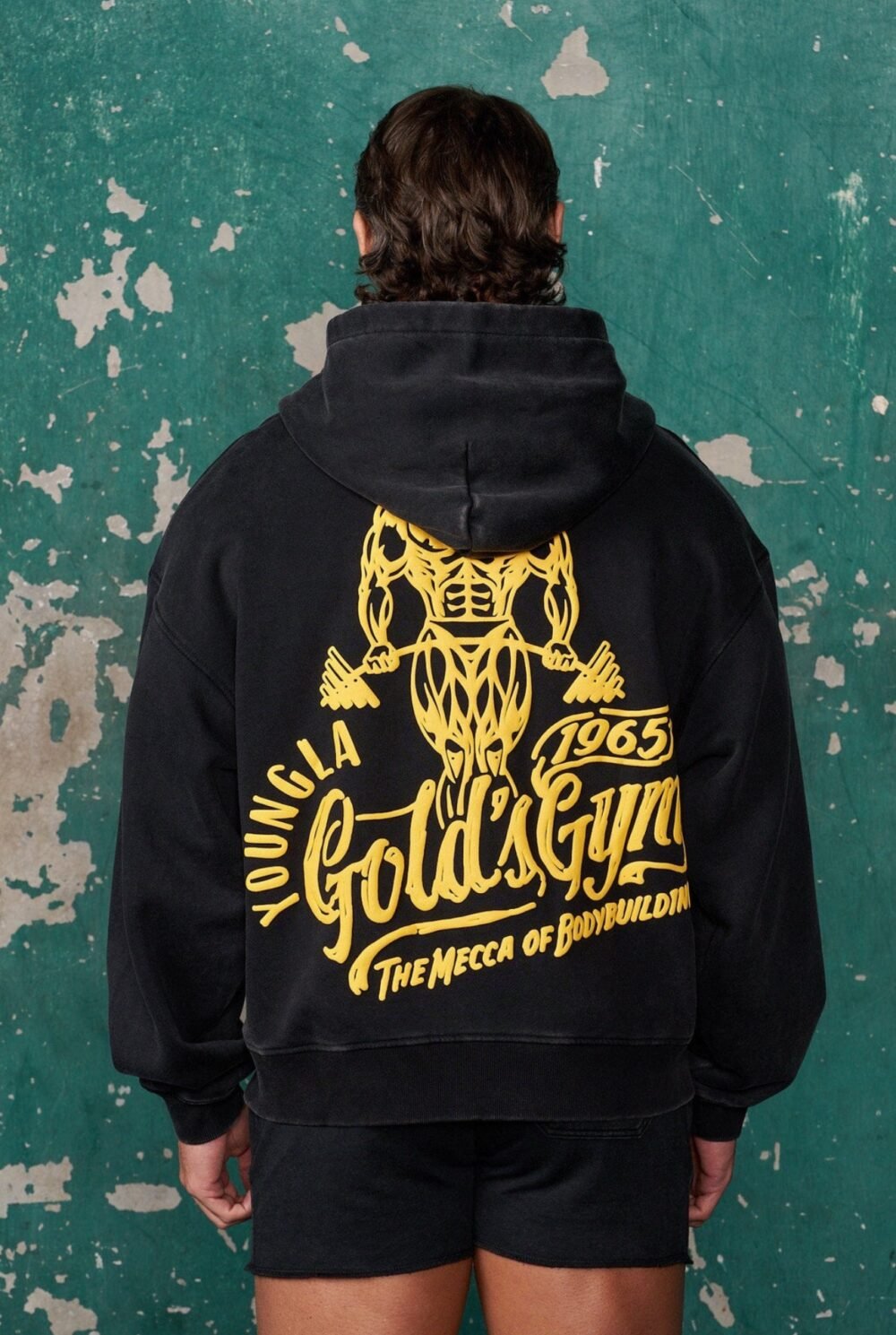 5153 - Golds Gym Golden Era Zip-ups | YOUNGLA