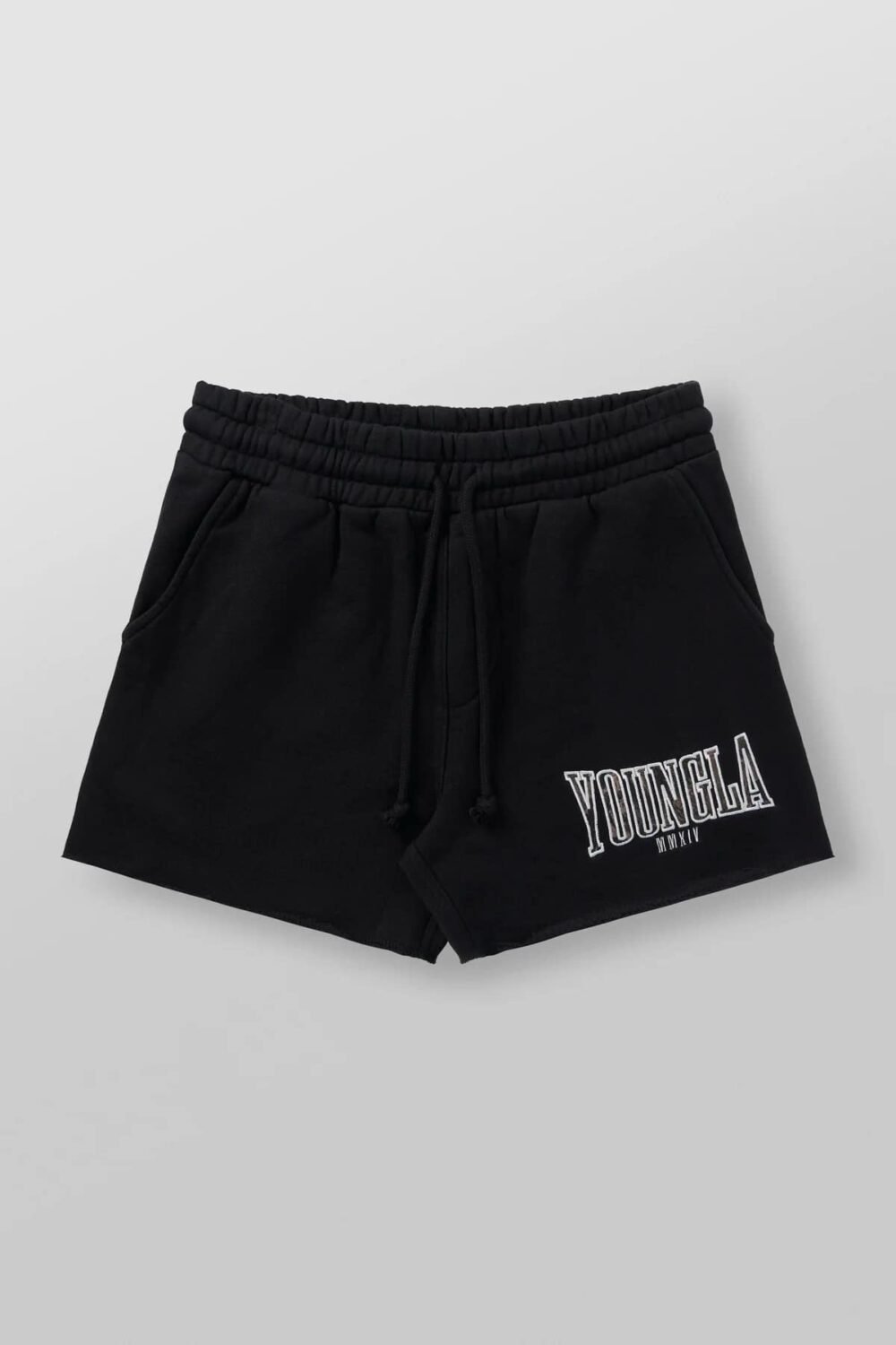1119 Tree Camo Short Shorts Black | YOUNGLA