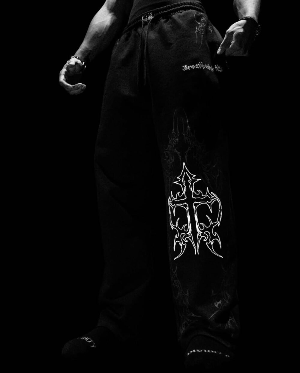 Archangel Blade Uncuffed luxury sweatpants[ECLIPSE]  | BREATHEDIVINITY