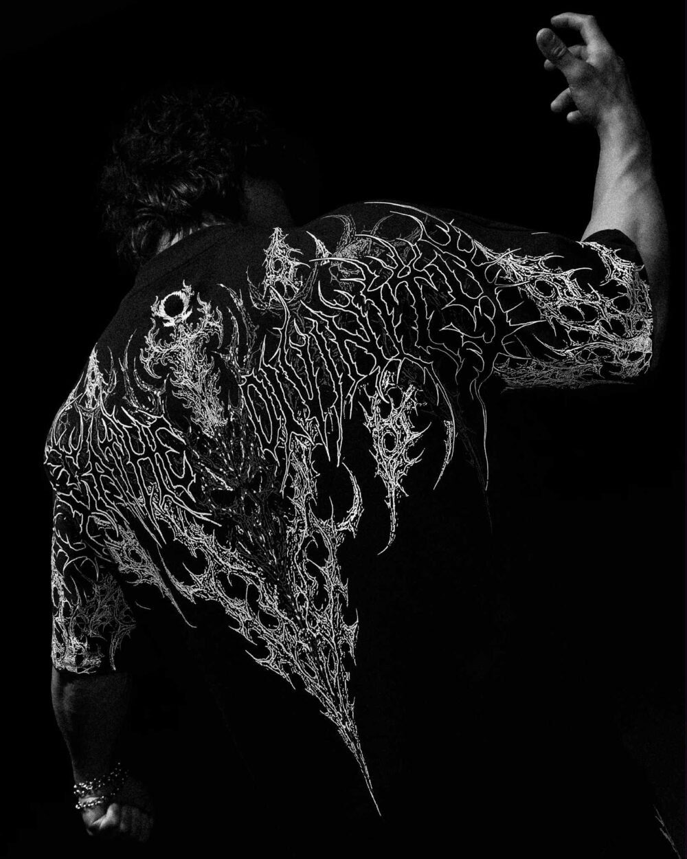 Bloodraven Oversized T-shirt [VOID BLACK] | BREATHEDIVINITY