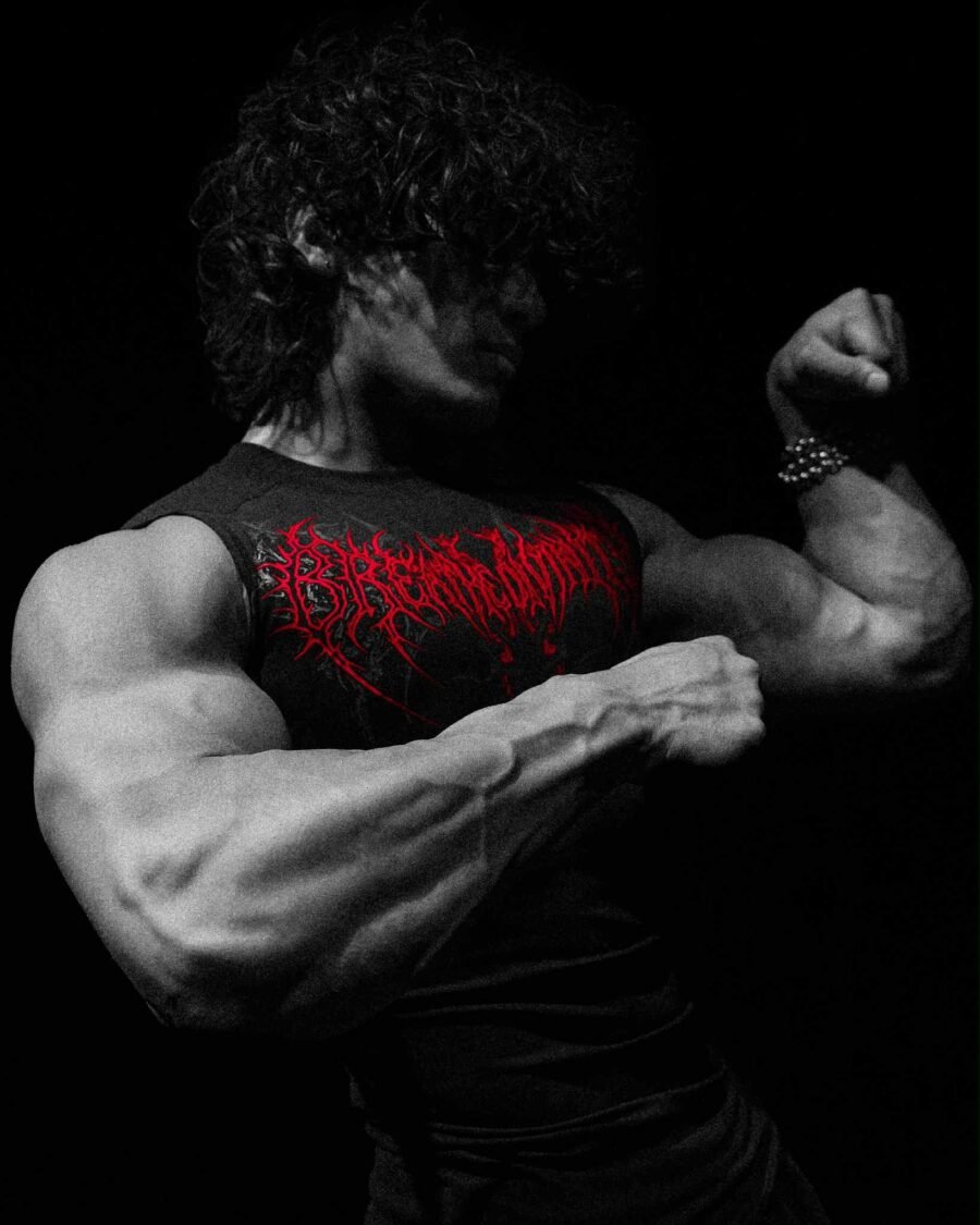 Void Tech™ Cyber Skeleton Cut-off Delt Compression [NIGHTMARE] | BREATHEDIVINITY