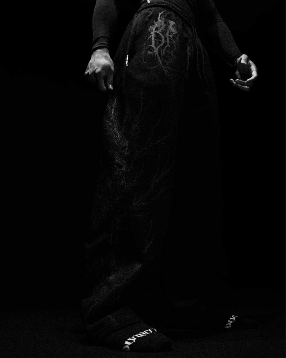 Dark Forest Uncuffed Lux sweatpants [DARKNESS] | BREATHEDIVINITY