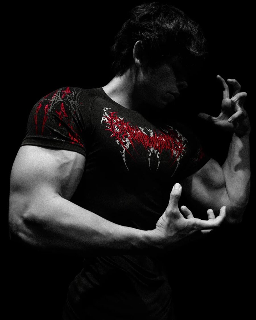 Void Tech™ Cyber Skeleton Compression [HEAVENLYRED] | BREATHEDIVINITY