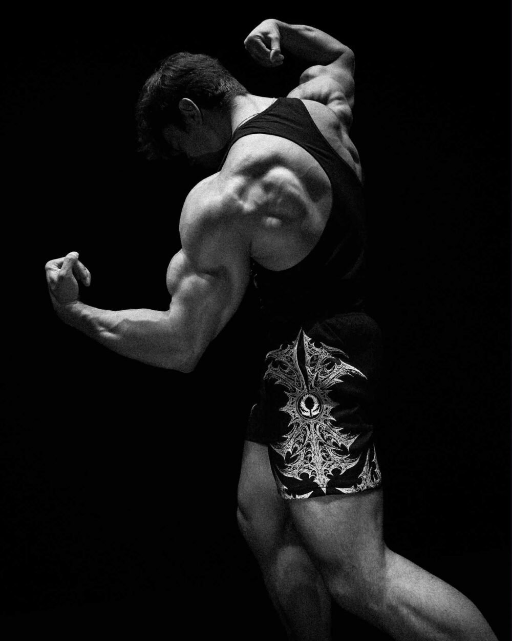 Soul Calibur Bodybuilding Mesh shorts [VOID BLACK] | BREATHEDIVINITY
