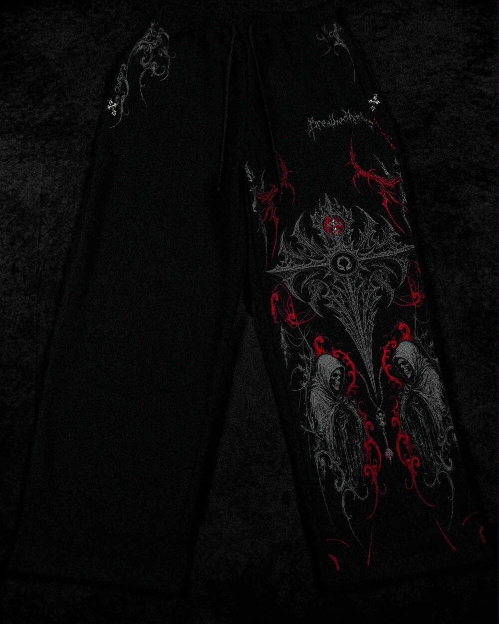 Blood Oath Uncuffed luxury sweatpants [NIGHTMARE] | BREATHEDIVINITY