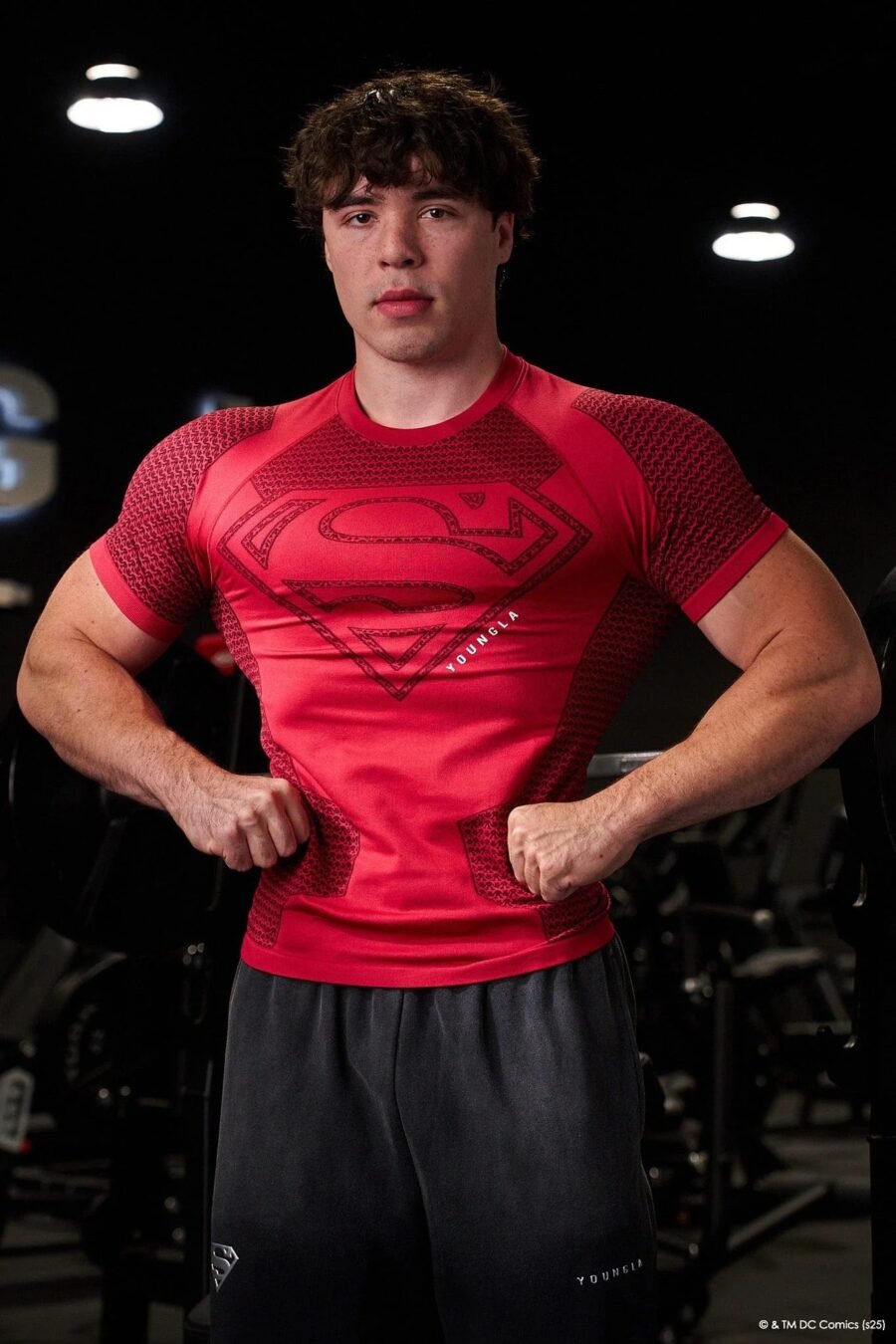 4117 - Superman Compression Red | YOUNGLA