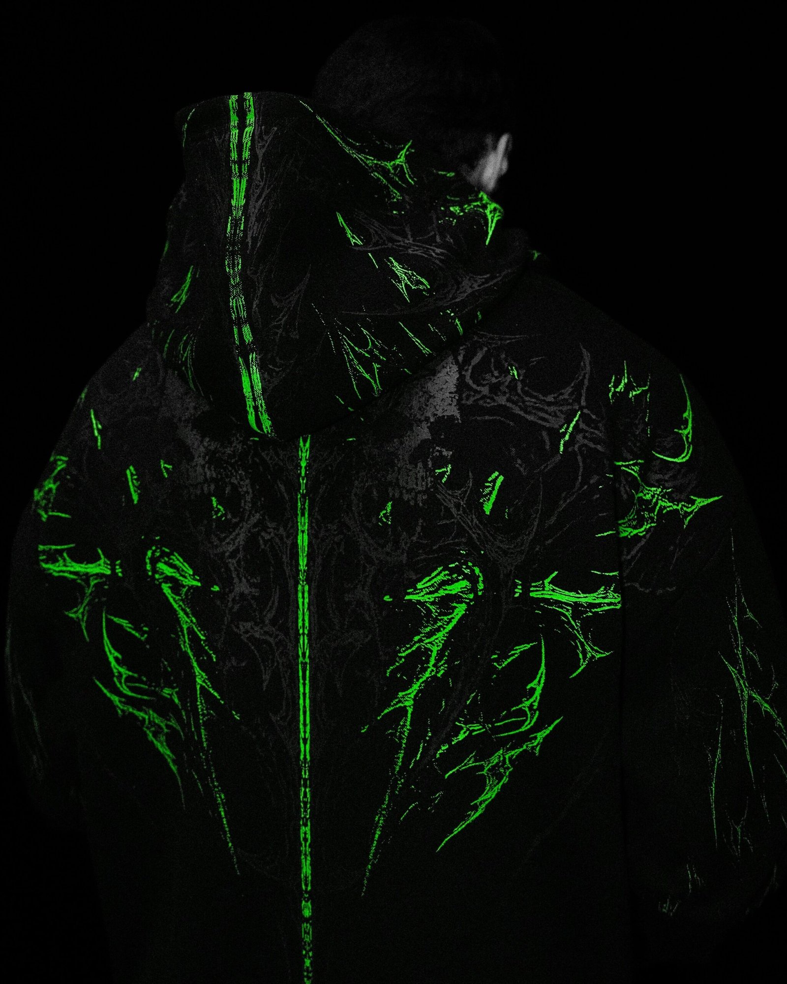 Prototype X Oversized pullover hoodie [NEON GREEN OCT] | BREATHEDIVINITY