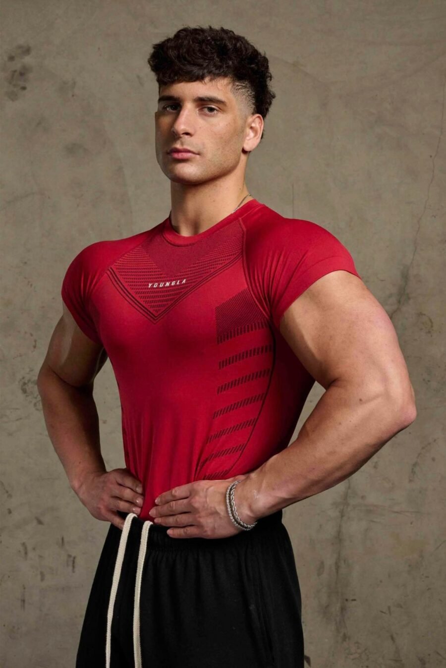 Superhero Compression Tees Roja | YOUNGLA