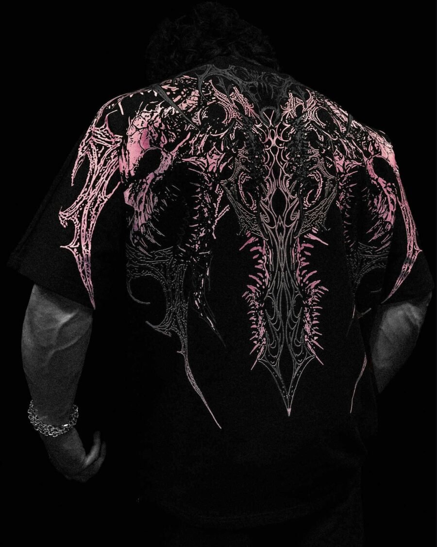 Deathclaw Oversized T-shirt [BLOSSOM PINK] | BREATHEDIVINITY