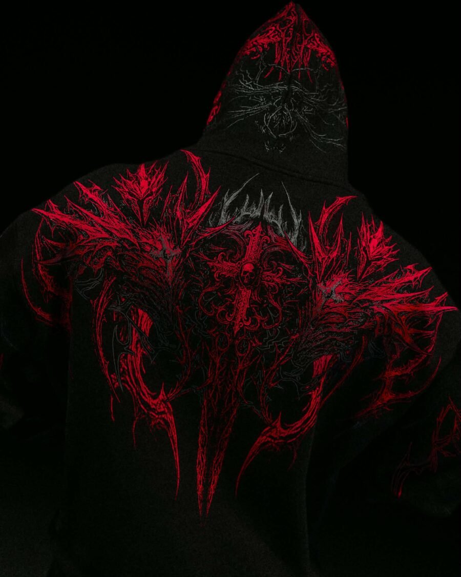 Abysswalker Oversized pullover hoodie [NIGHTMARE Enero] | BREATHEDIVINITY