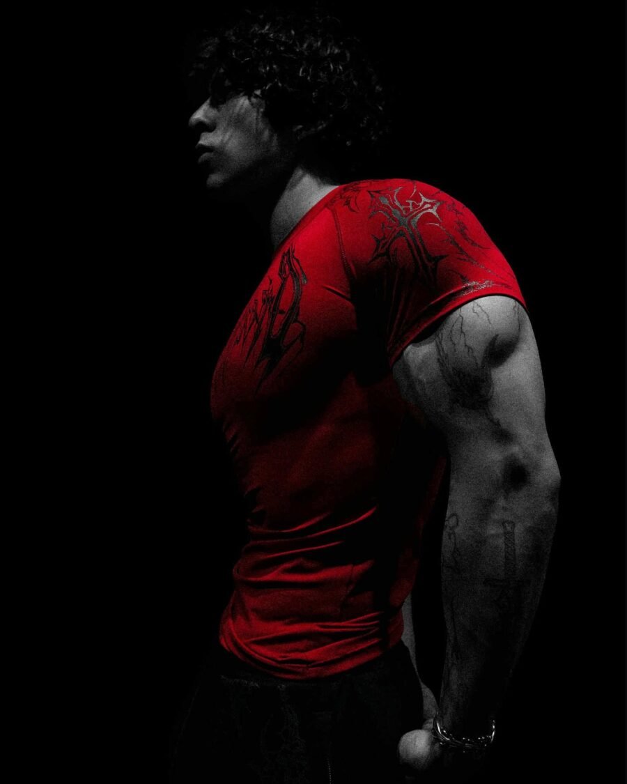 Void Tech Evangelion Compression Crimson Red | BREATHEDIVINITY