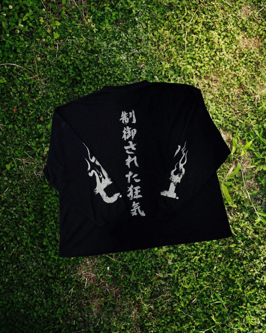 Waffle Flame Long Sleeve | CONTROLLED INSANITY