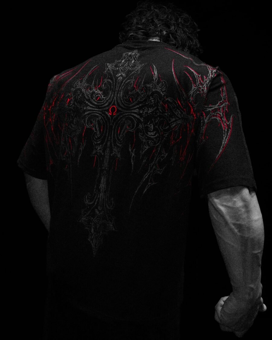 Dark Cathedral Oversized T-shirt [NIGHTMARE] | Breathedivinity