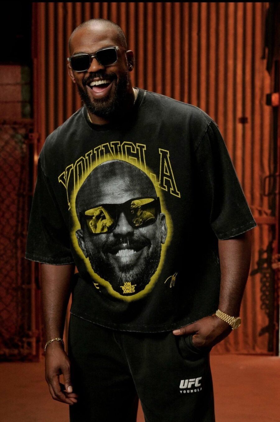 4204 - UFC Fighter Tees Jon Jones | YOUNGLA