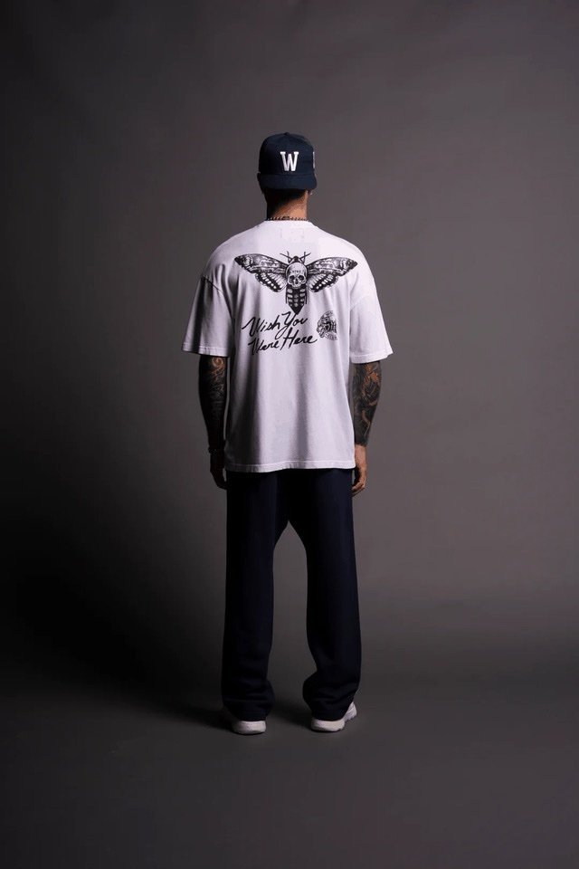 Wish You  Were Here "PREMIUM" Oversized Withe | DARCSPORT
