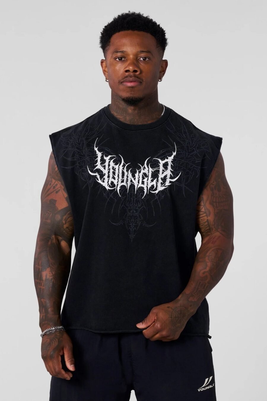 3027 - Dark Wave Cut-Offs | YOUNGLA