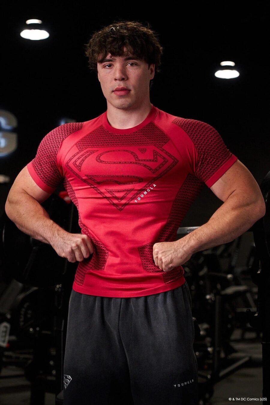 4117 - Superman Compression  Red | YOUNGLA