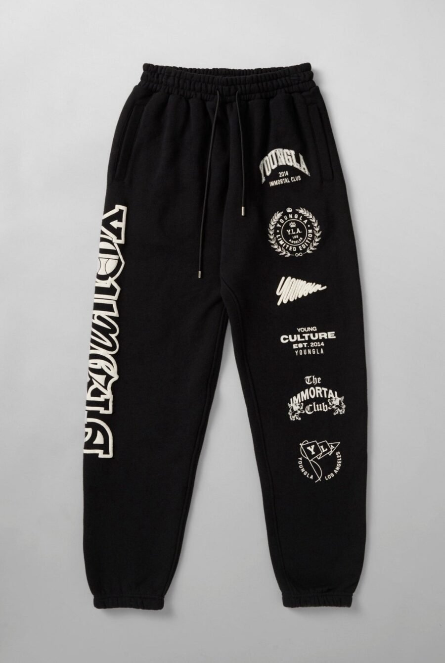 204 - Immortal Killer Joggers Black | YOUNGLA