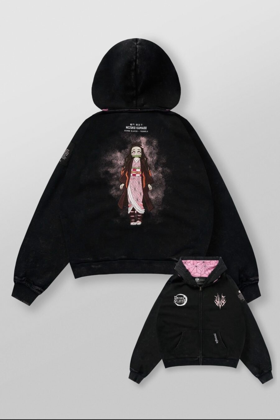 5195 - Demon Slayer Zip-ups NEZUKO | YOUNGLA