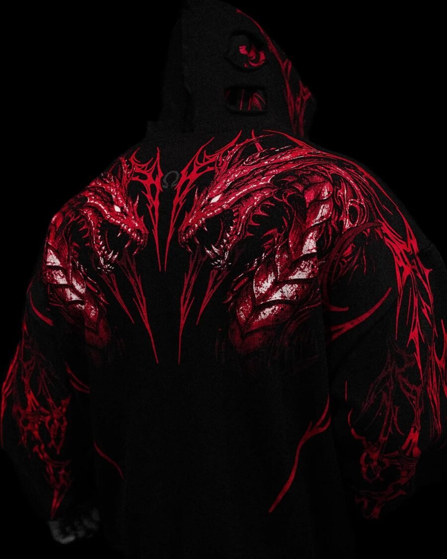 Tarnished Leviathan Oversized Zip-up Hoodie [NIGHTMARE Abril]
