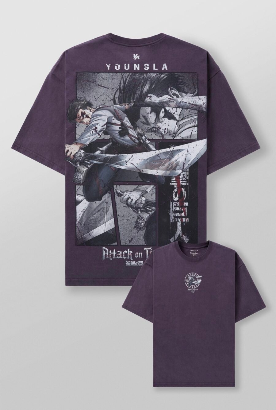 4191 - AOT × YLA Classic Tees Hero Levi | YOUNGLA