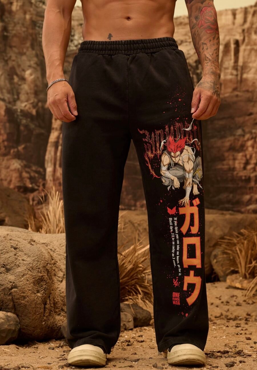 2017 - One Punch Man Sweats Bloodshot | YOUNGLA