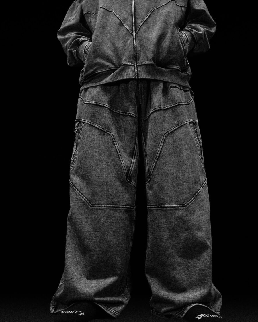 Deconstructed Cut & Sew Panel Pants [ Vintage May] | BREATHEDIVINITY
