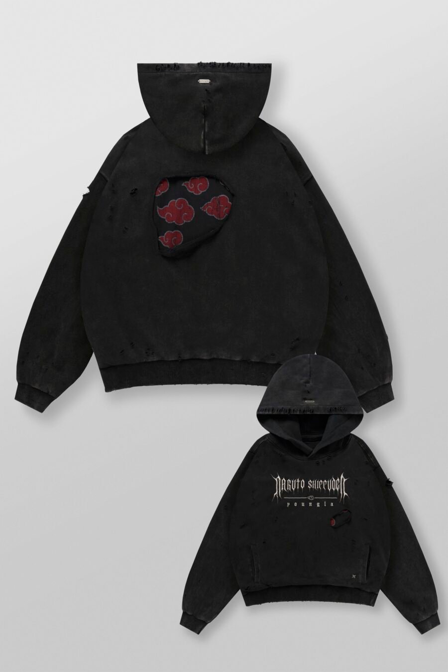 5073 - Naruto Peek Through Hoodies - Akatsuki