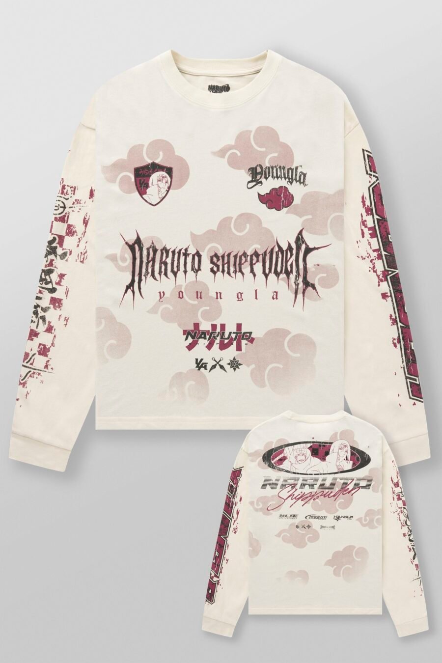 8073 - Naruto Longsleeves - Off-White