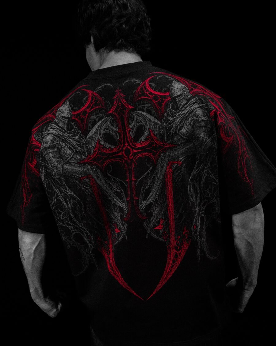 Arc Knight Oversized T-shirt [Nightmare Agosto ] | BREATHEDIVINITY