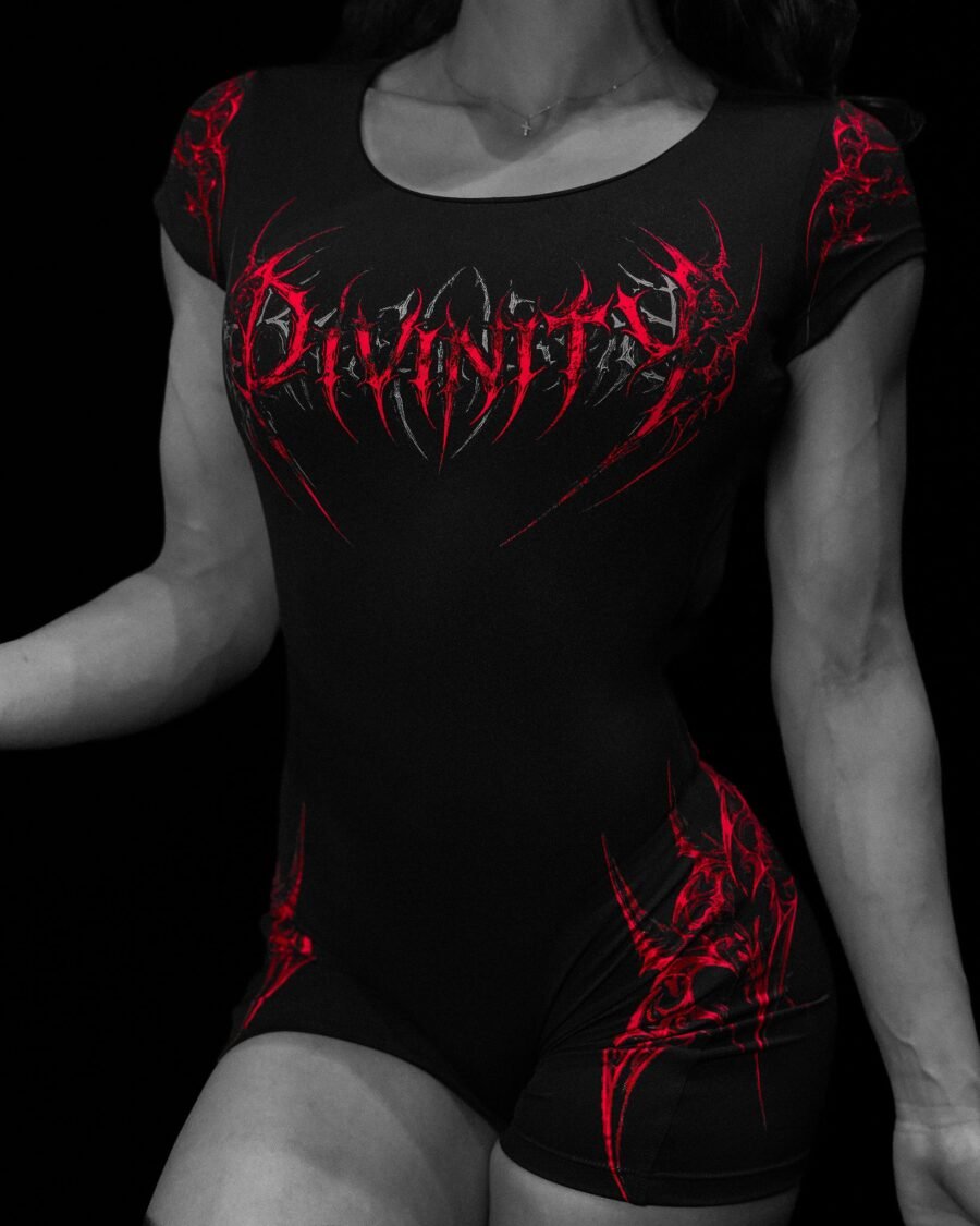 Void Tech™ Gargoyle Open Back Bodysuit [Nightmare Agosto ] | BREATHEDIVINITY