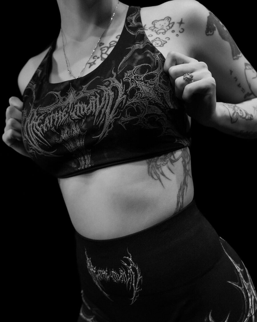 Void Tech™ Twilight Sports Bra [Void Black] | BREATHEDIVINITY