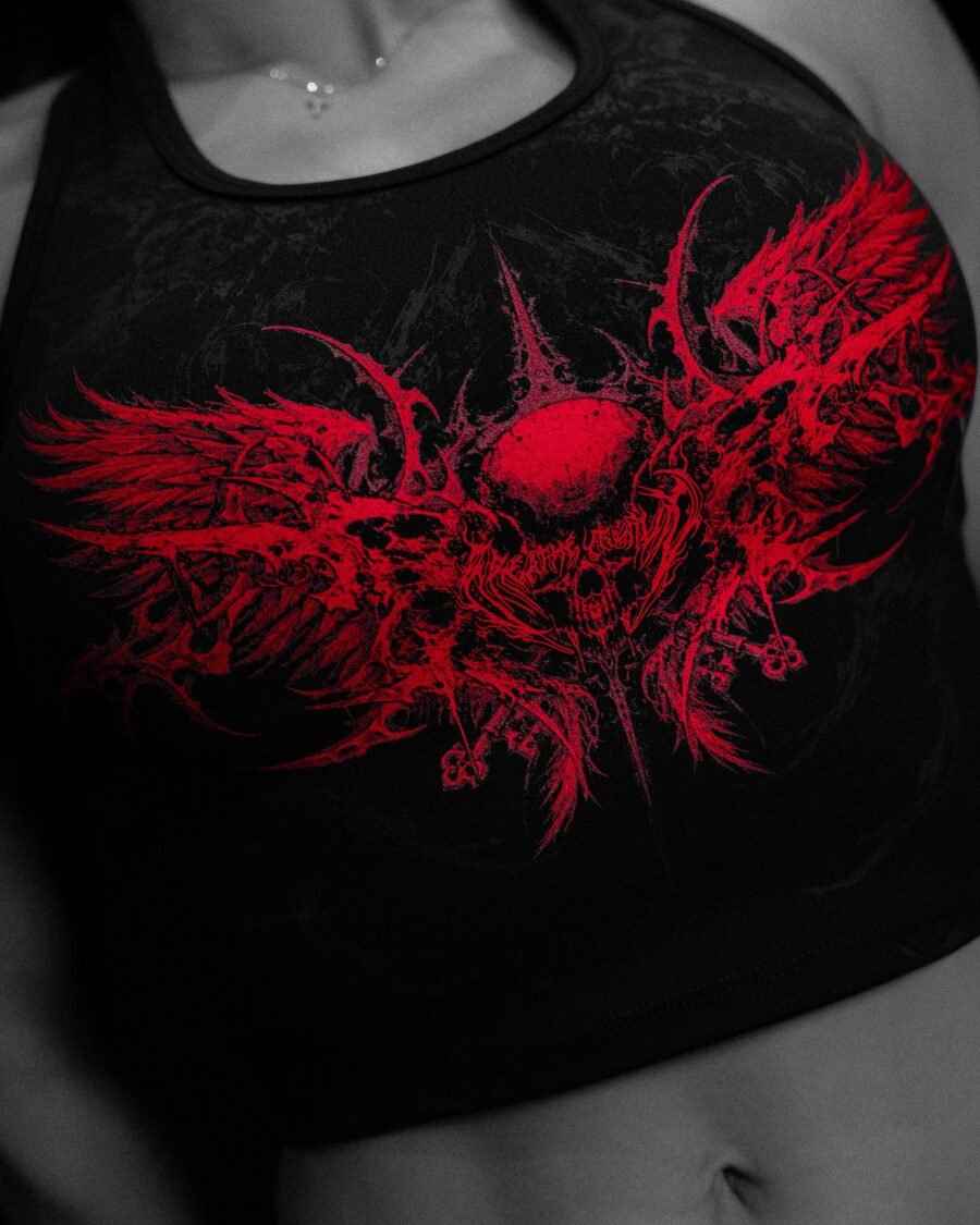 DeathWing Halter Top [Nightmare Agosto ] | BREATHEDIVINITY
