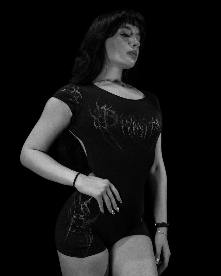 Void Tech™ Gargoyle Open Back Bodysuit [Darkness Agosto] | BREATHEDIVINITY