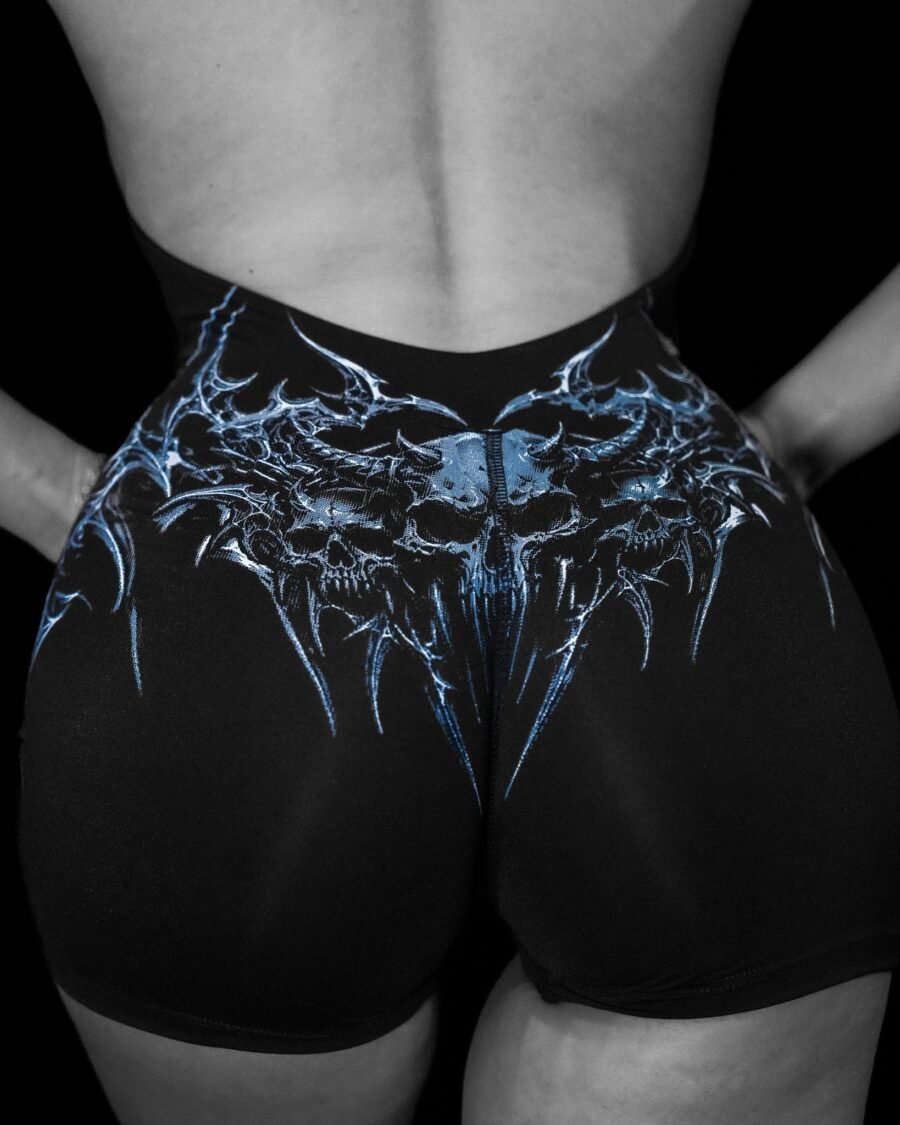 Void Tech™ Gargoyle Open Back Bodysuit [Frost Agosto] | BREATHEDIVINITY