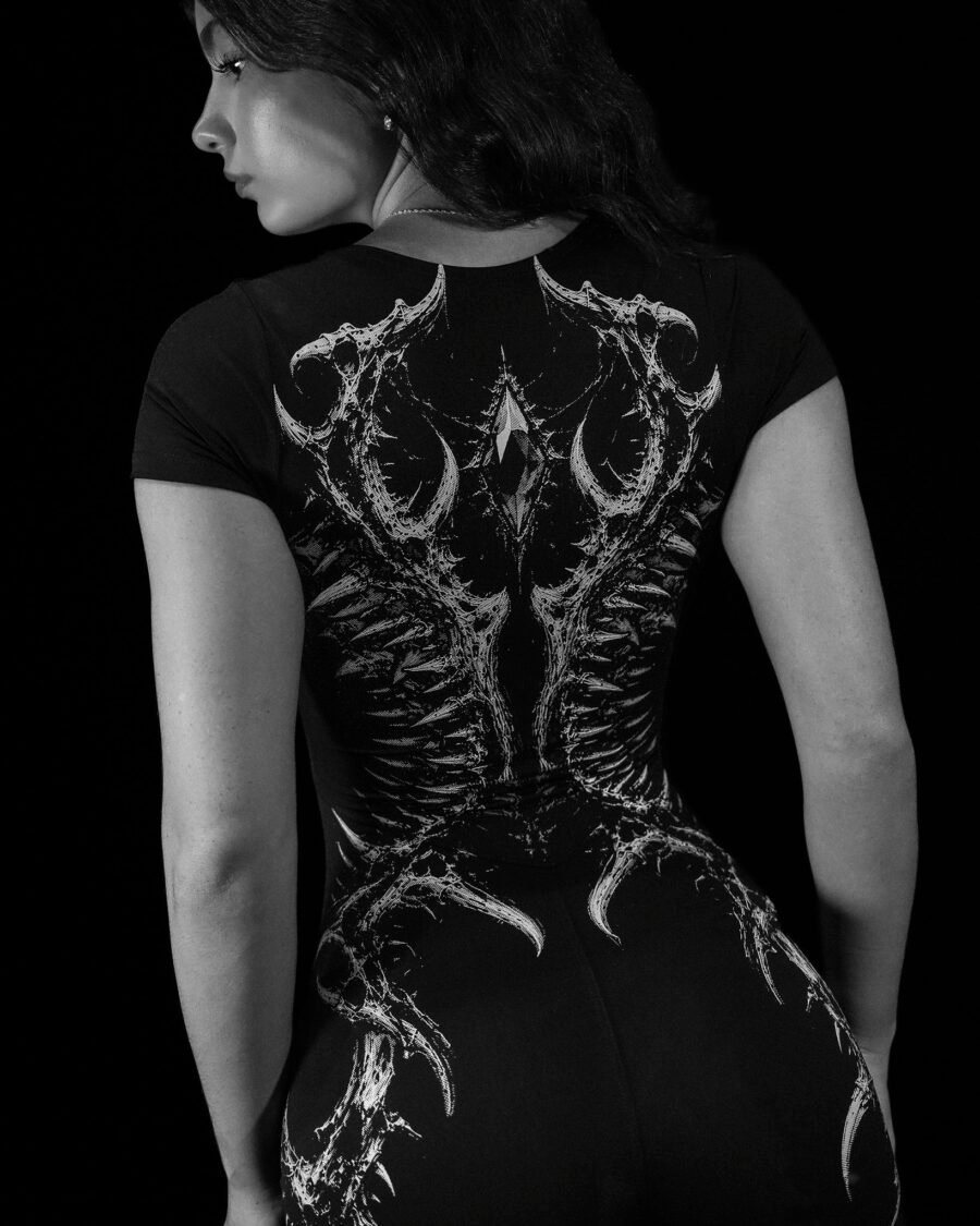 Void Tech Blood Borne Bodysuit [Void Black Agosto] | BREATHEDIVINITY