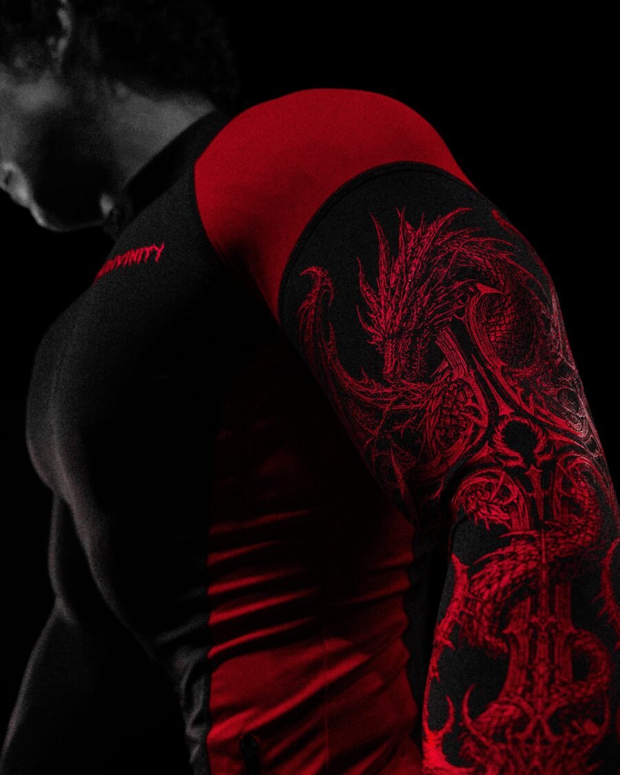 Void Tech Blood Wyvern Full-Zip Longsleeve Compression [Nightmare Agosto] BREATHEDIVINITY
