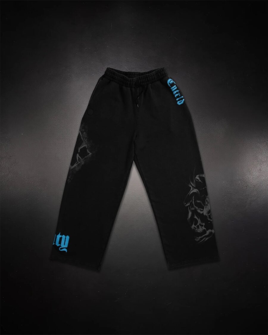 Butterfly Blue Wide Leg Sweats | CONTROLLED INSANITY