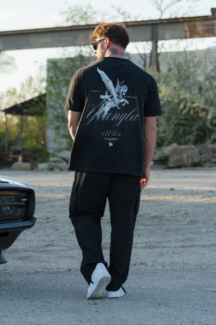 4118 Warrior Tees Light Black | YOUNGLA
