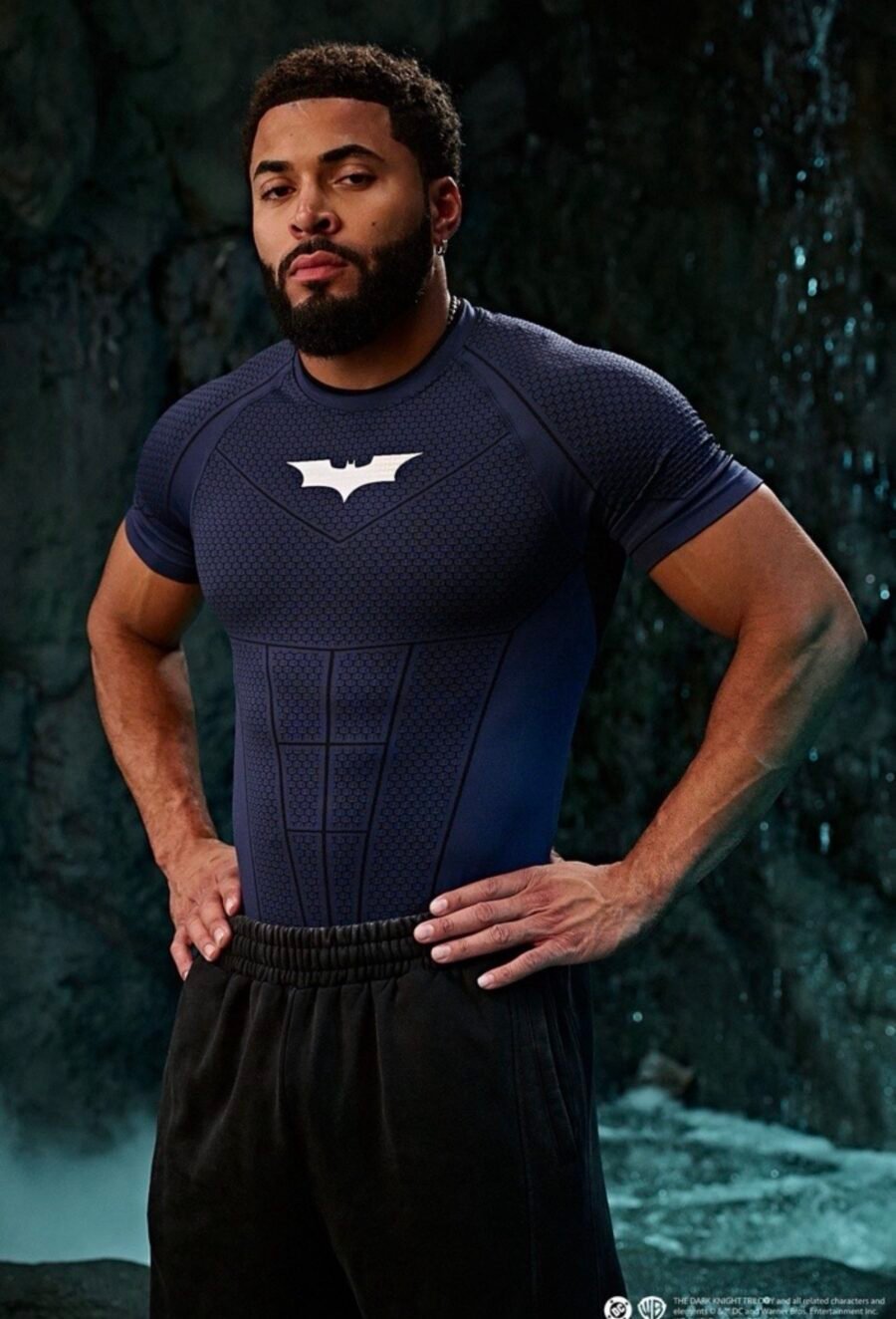 4259 - Batman Compression Tees New Colors - Navy