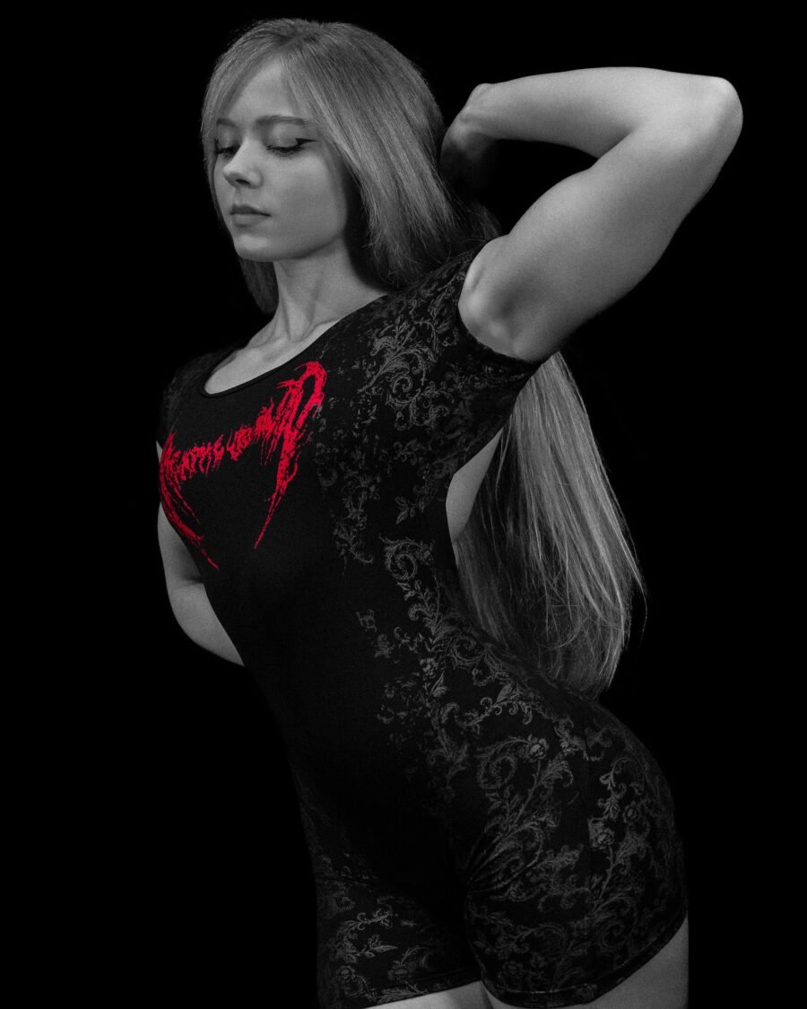 Women's Void Tech™ Regalia Open Back Bodysuit [Nightmare Septiembre] | BREATHEDIVINITY