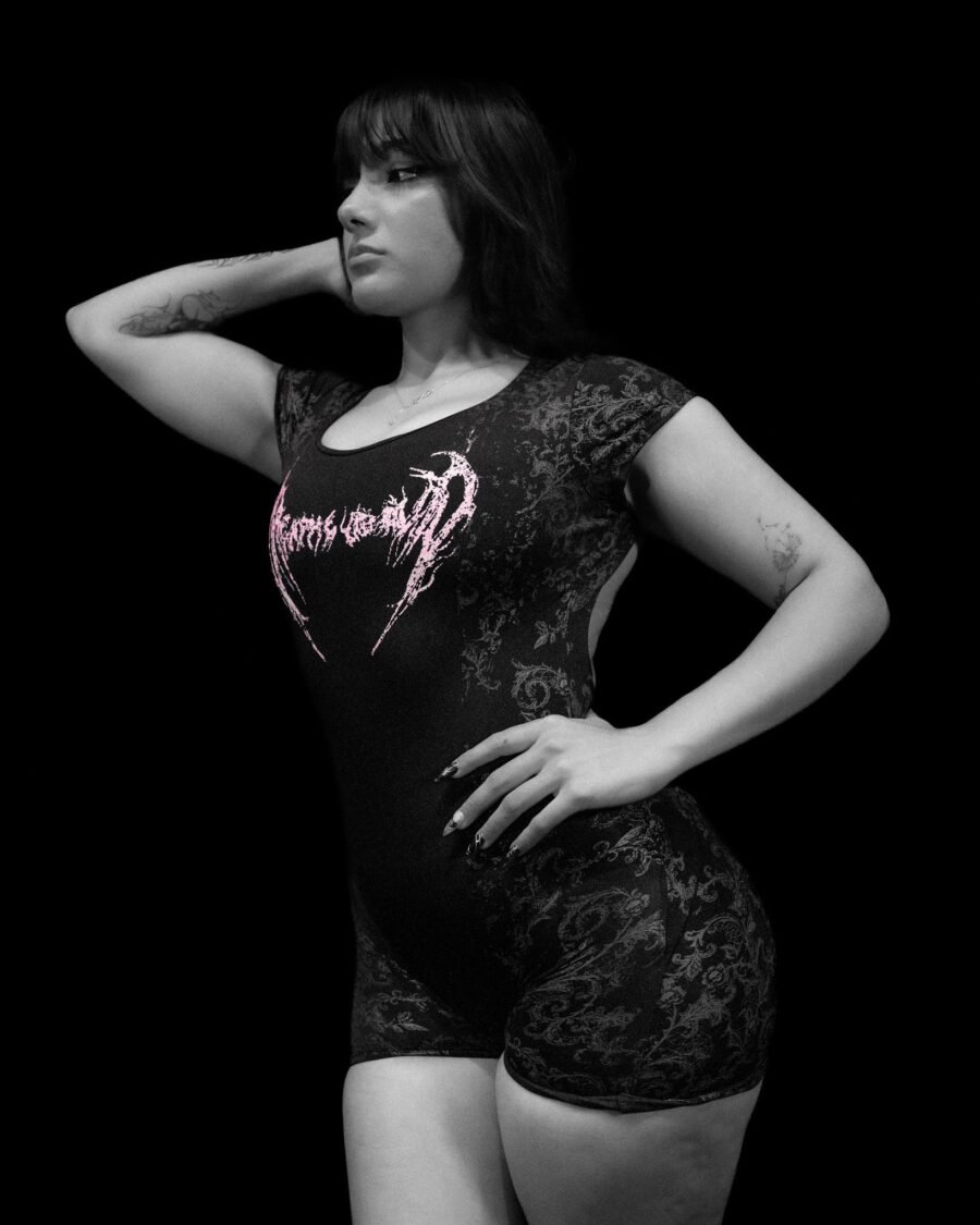 Women's Void Tech™ Regalia Open Back Bodysuit [Blossom Pink Septiembre] | BREATHEDIVINITY